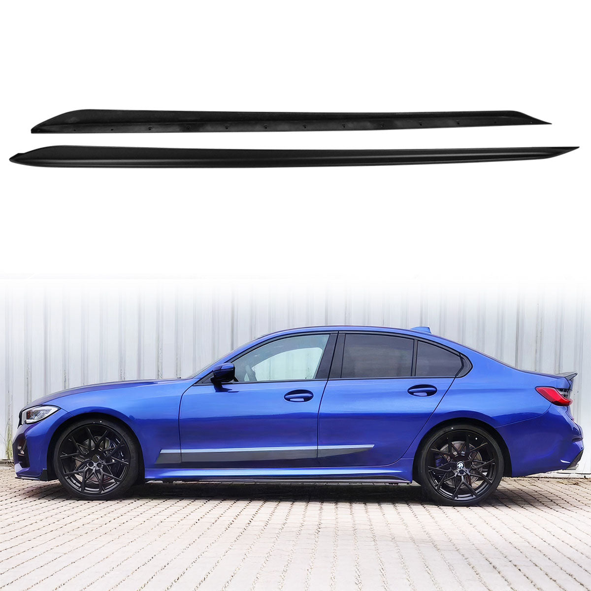 Side Skirts for Bmw G20 M Sport Bumper 2019-2026 M Performance Gloss ABS