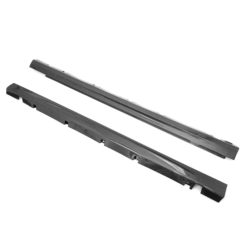 2011-2023 Chrysler 300 SRT Carbon Fiber Print Side Skirts Extension PP