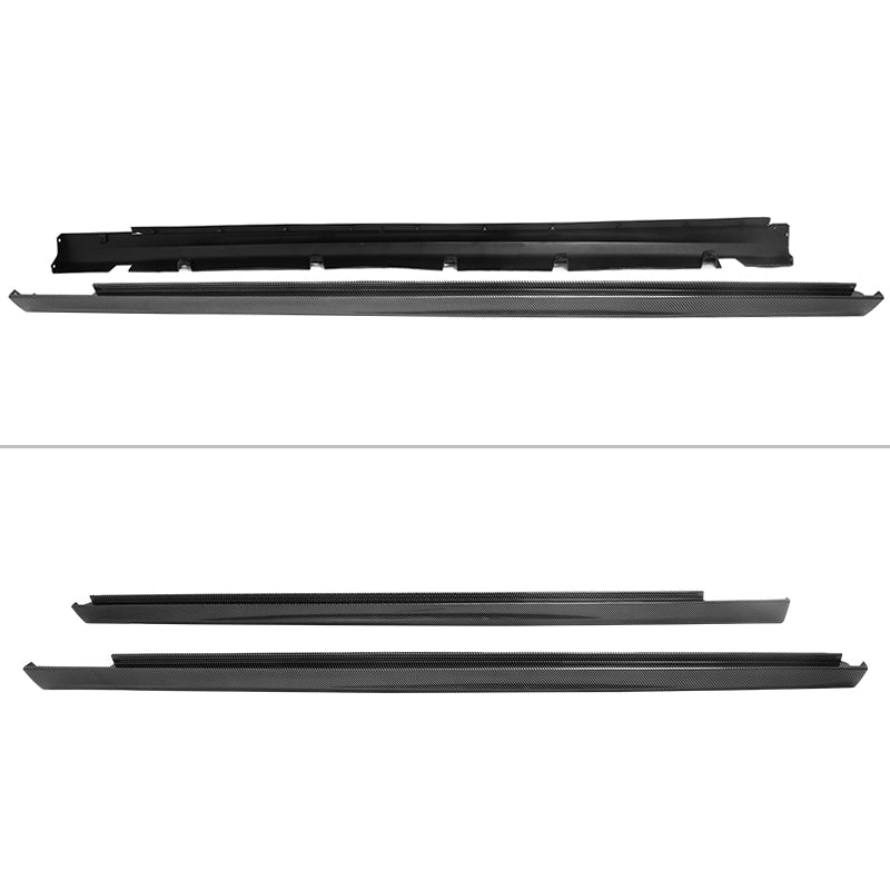 2011-2023 Chrysler 300 SRT Carbon Fiber Print Side Skirts Extension PP