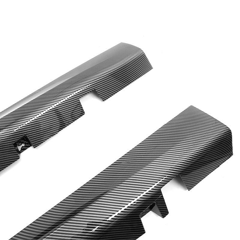 2011-2023 Chrysler 300 SRT Carbon Fiber Print Side Skirts Extension PP