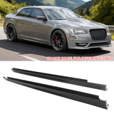 2011-2023 Chrysler 300 SRT Style Gloss Black Side Skirts Extension PP