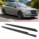 2011-2023 Chrysler 300 SRT Style Matte Black Side Skirts Extension PP