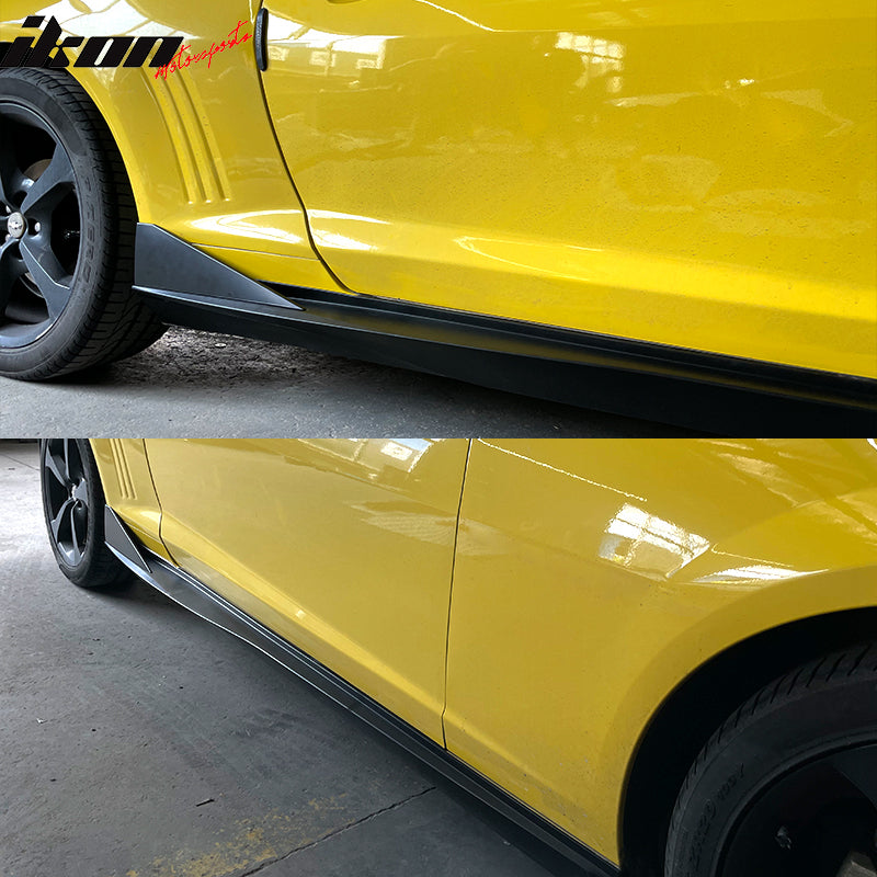 2010-2015 Chevy Camaro IKON V3 Style Add On Side Skirts Panel PP