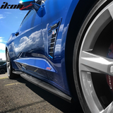2016-2024 Chevy Camaro Type A Gloss Side Skirts Rocker Pannel ABS