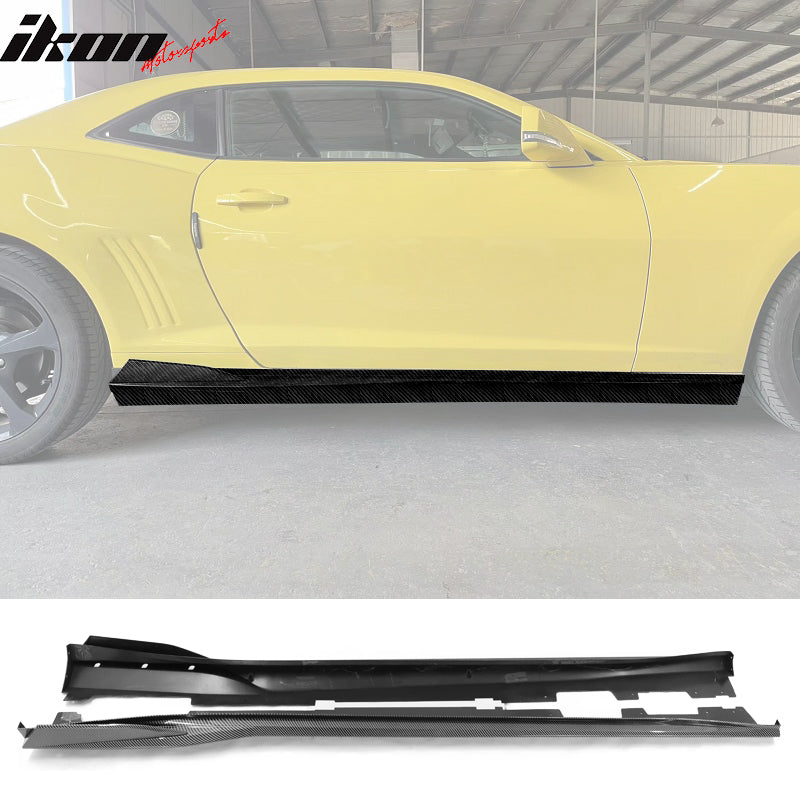 2016-2024 Chevy Camaro Ikon Style Side Skirts Rocker Panel PP