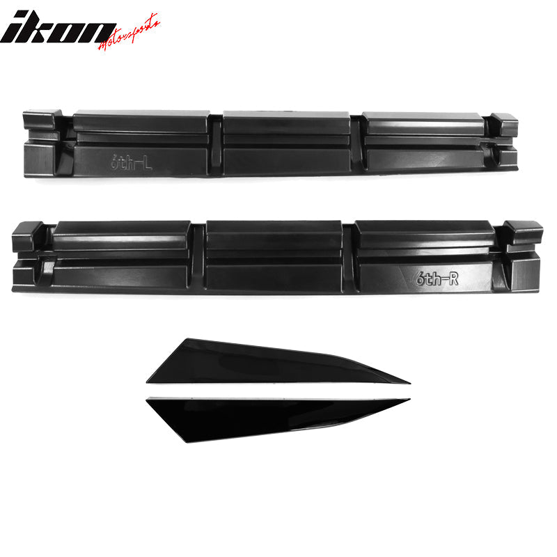 2016-2024 Chevy Camaro Ikon Style Side Skirts Rocker Panel PP