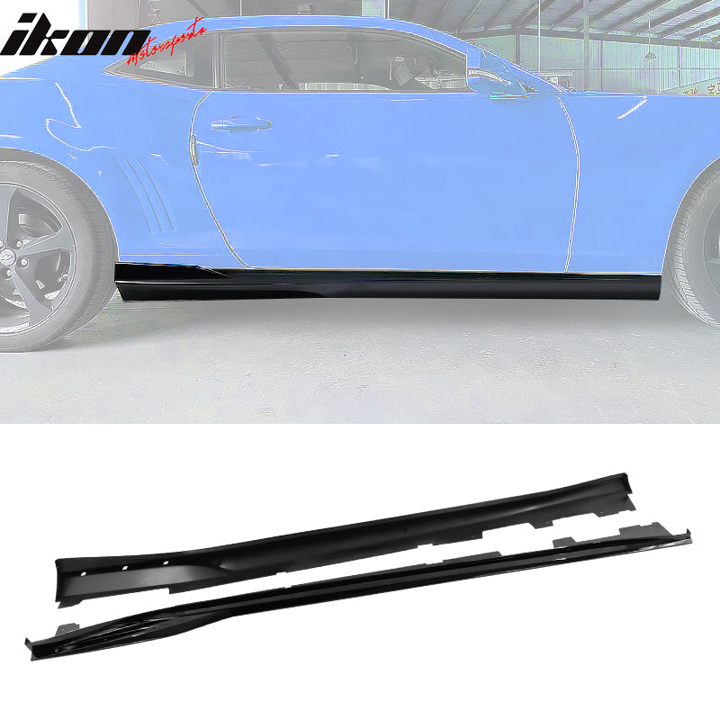 2016-2024 Chevy Camaro Ikon Style Side Skirts Rocker Panel PP