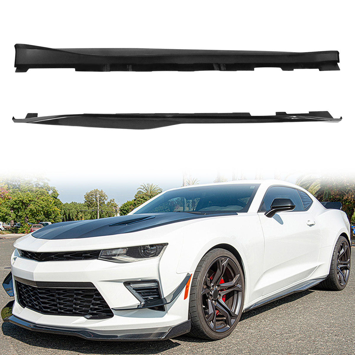 2016-2024 Chevrolet Camaro ZL1 Style Side Skirt Extension Panel