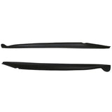2014-2019 Chevy Corvette C7 Stingray Unpainted Black Side Skirts PU