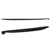 2014-2019 Chevy Corvette C7 Stingray Unpainted Black Side Skirts PU