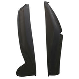2014-2019 Chevy Corvette C7 Stingray Unpainted Black Side Skirts PU