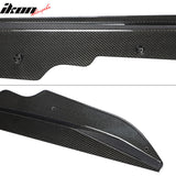 2020-2025 Chevy Corvette C8 IKON Style Carbon Fiber CF Side Skirts 2PC