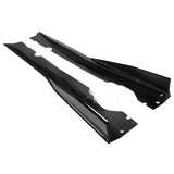 2020-2025 Chevy Corvette C8 IKON V1 A Style Gloss Black Side Skirts PP