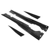 2020-2025 Chevy Corvette C8 IKON V1 B Style Gloss Black Side Skirts PP
