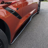 2014-2019 Chevrolet Corvette C7 Side Skirts Z07 Style Unpainted Black