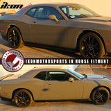 2015-2023 Dodge Challenger SXT Style Primer Side Skirts Panel PP