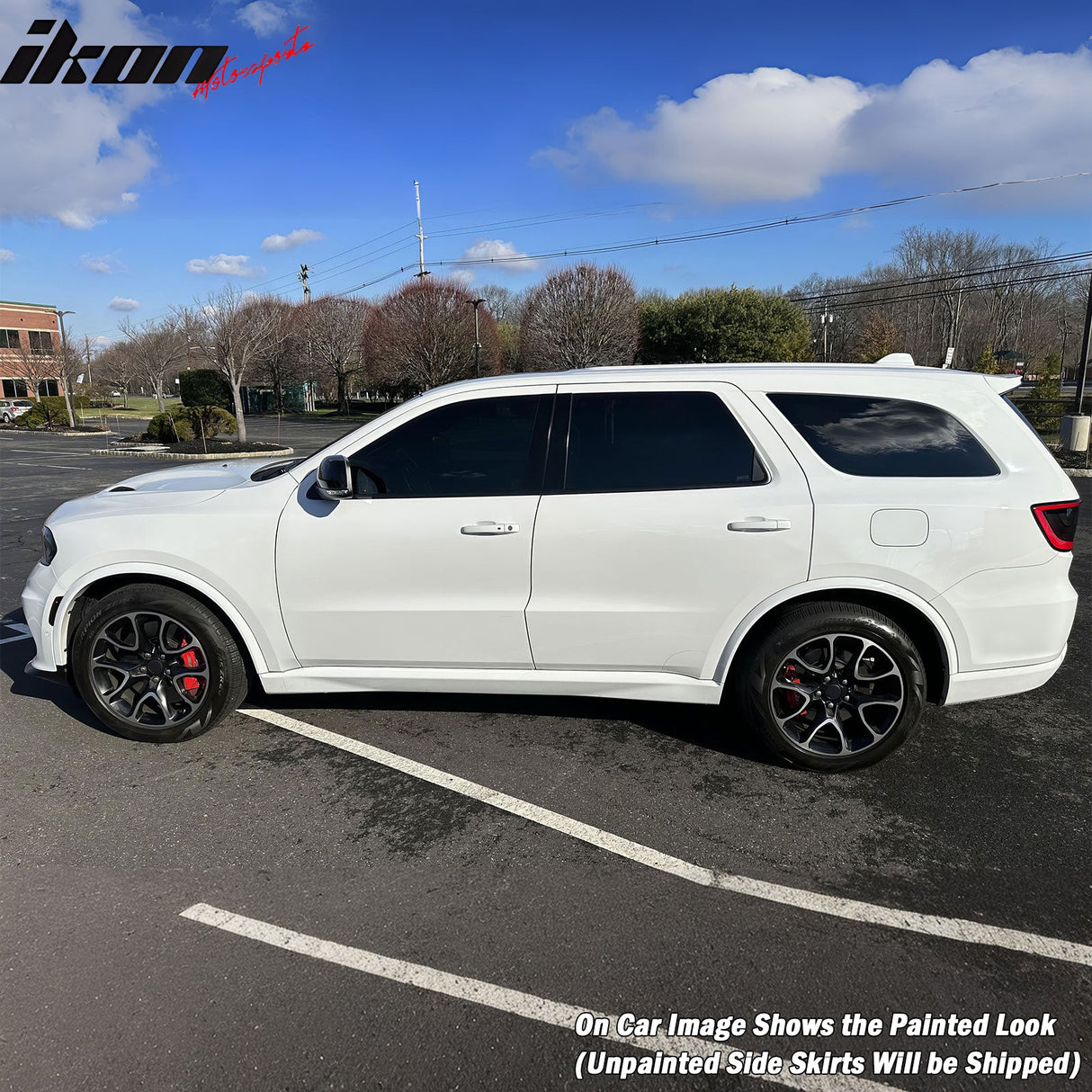 2011-2024 Dodge Durango Side Skirts 21+ Hellcat Style Rocker Panel PP