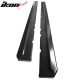 Universal Side Skirts 75" x 5" CDC Style Unpainted BlackÂ Rocker Panel