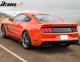 Universal Side Skirts PU ROU Style Unpainted BlackÂ Rocker Pane