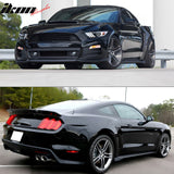 Universal Side Skirts PU ROU Style Unpainted BlackÂ Rocker Pane