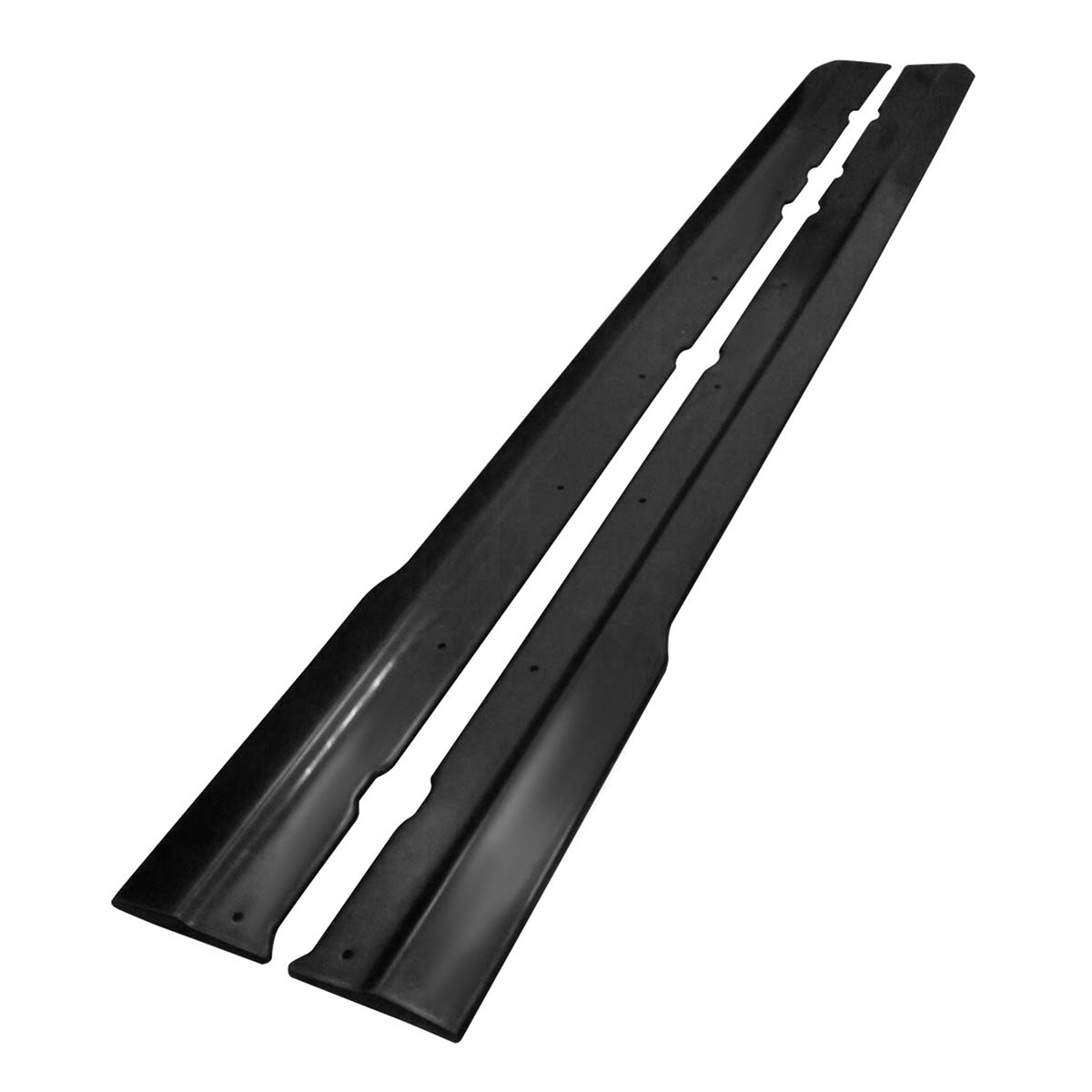 1999-2004 Ford Mustang Side Skirts Extention MDA Style Unpainted Black