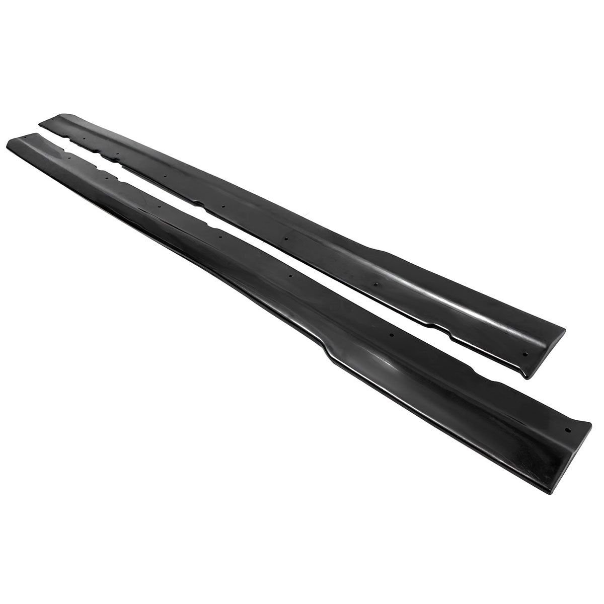 1999-2004 Ford Mustang Side Skirts Extention MDA Style Unpainted Black