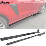 2005-2014 Ford Mustang GT500 Style Side Skirts ABS 2PC