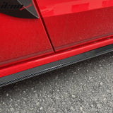 2005-2014 Ford Mustang GT500 Style Side Skirts ABS 2PC