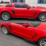 2005-2014 Ford Mustang GT500 Style Side Skirts ABS 2PC