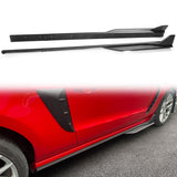 2005-2014 Ford Mustang GT500 Style Side Skirts ABS 2PC