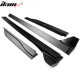 2005-2014 Ford Mustang GT500 Style Side Skirts ABS 2PC