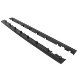 2010-2014 Ford Mustang Side Skirts Rocker Pannel Unpainted Black PU