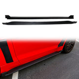 2015-2023 Ford Mustang 2 Fin Style Side Skirt Rocker Panel Extension