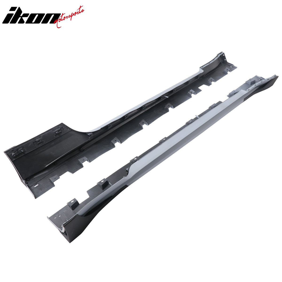 2015-2023 Ford Mustang Side Skirts Shelby Super Snake Style PP Matte Black Rocker Panel