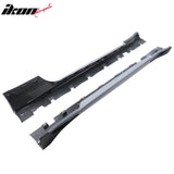 2015-2023 Ford Mustang Side Skirts Shelby Super Snake Style PP Matte Black Rocker Panel