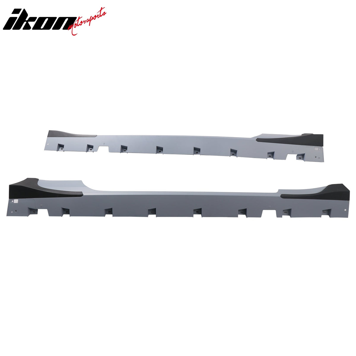 2015-2023 Ford Mustang Side Skirts Shelby Super Snake Style PP Matte Black Rocker Panel