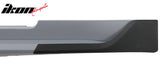 2015-2023 Ford Mustang Side Skirts Shelby Super Snake Style PP Matte Black Rocker Panel