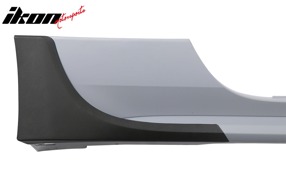 2015-2023 Ford Mustang Side Skirts Shelby Super Snake Style PP Matte Black Rocker Panel