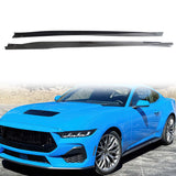 2024-2025 Ford Mustang OE Style 2PCS Side Skirts Panel Carbon Fiber CF