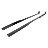 2024-2026 Ford Mustang Side Skirt GT500 Style Rocker Panel Gloss Black