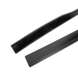 2024-2026 Ford Mustang Side Skirt GT500 Style Rocker Panel Gloss Black