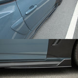 2024-2026 Ford Mustang Side Skirt GT500 Style Rocker Panel Matte Black