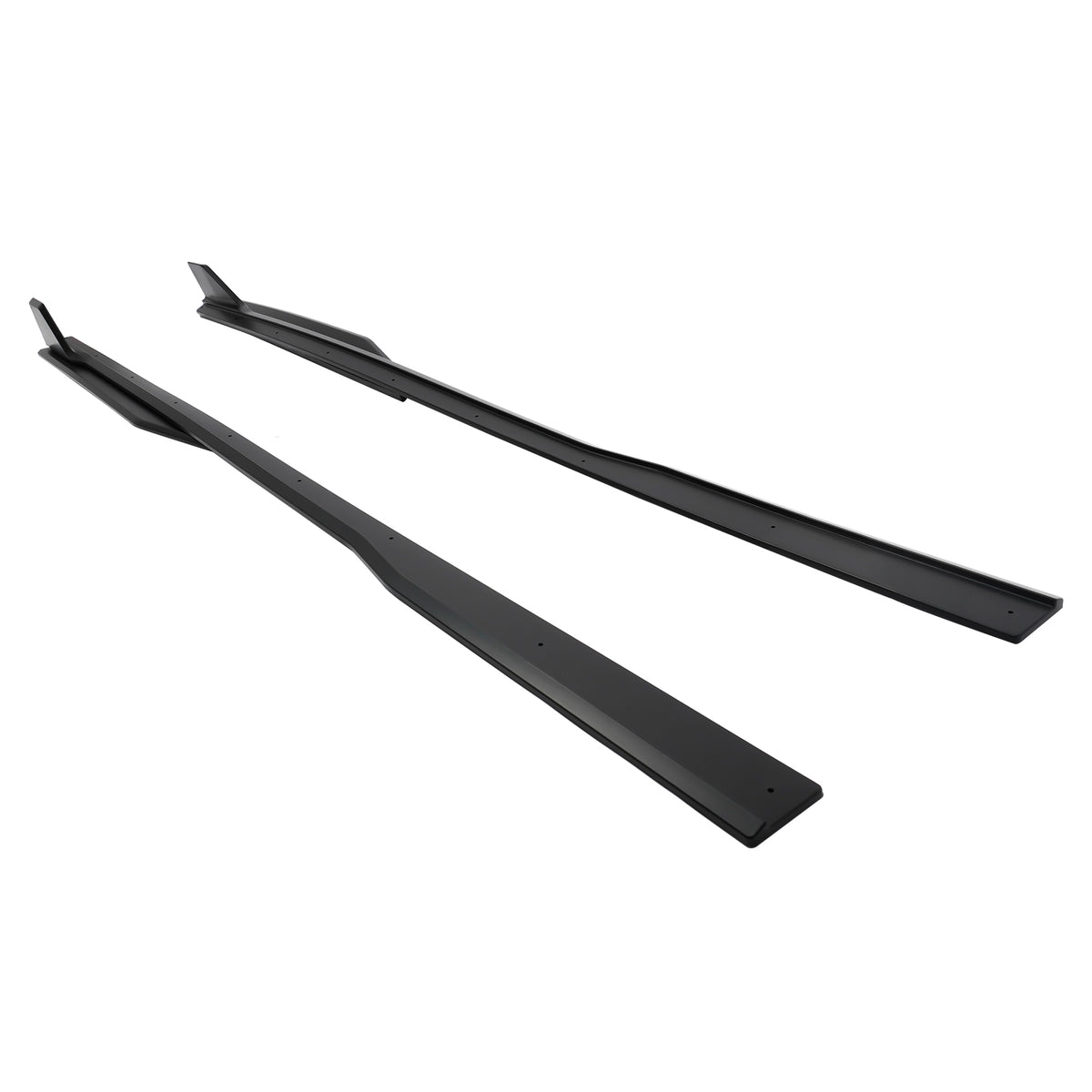 2024-2026 Ford Mustang Side Skirt GT500 Style Rocker Panel Matte Black