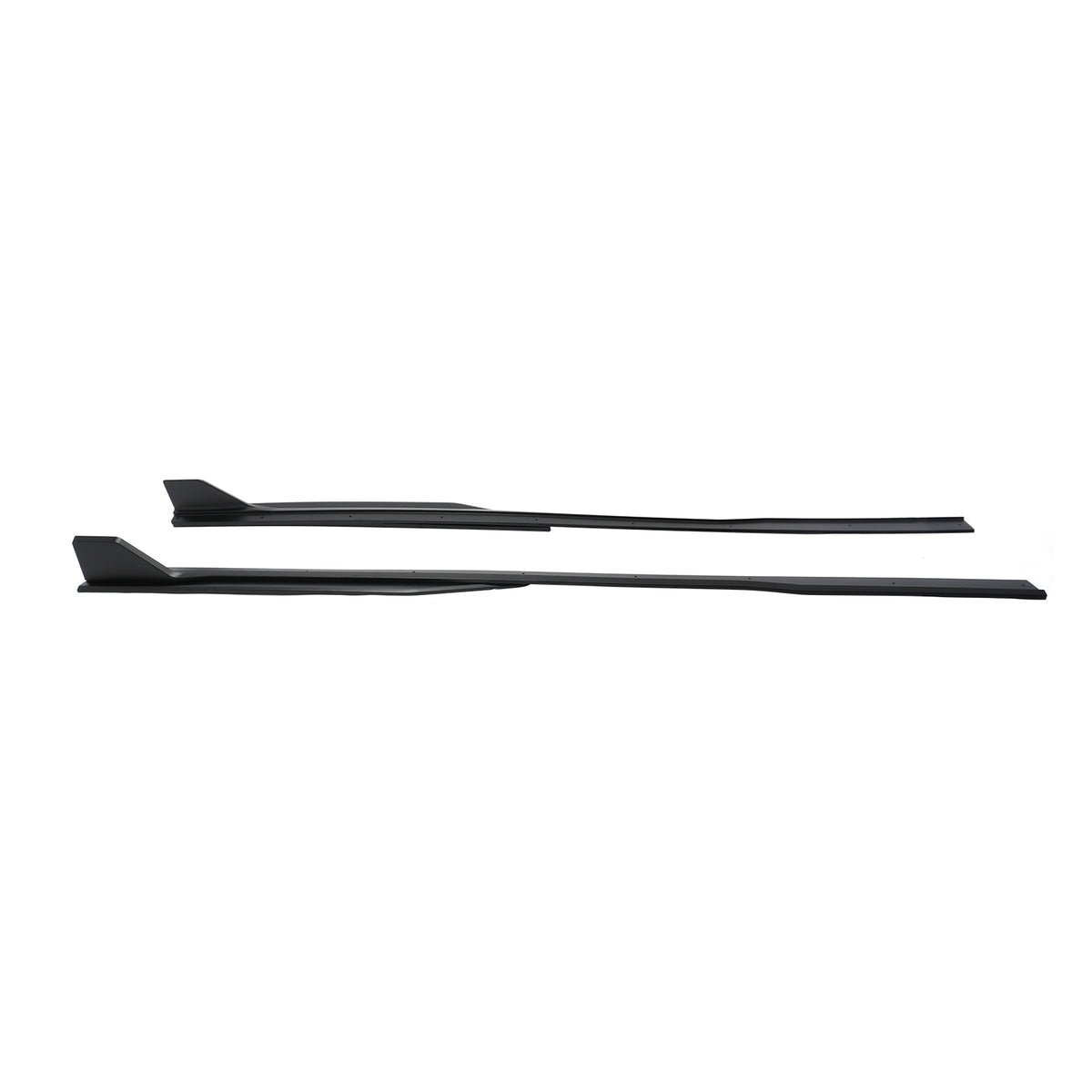 2024-2026 Ford Mustang Side Skirt GT500 Style Rocker Panel Matte Black