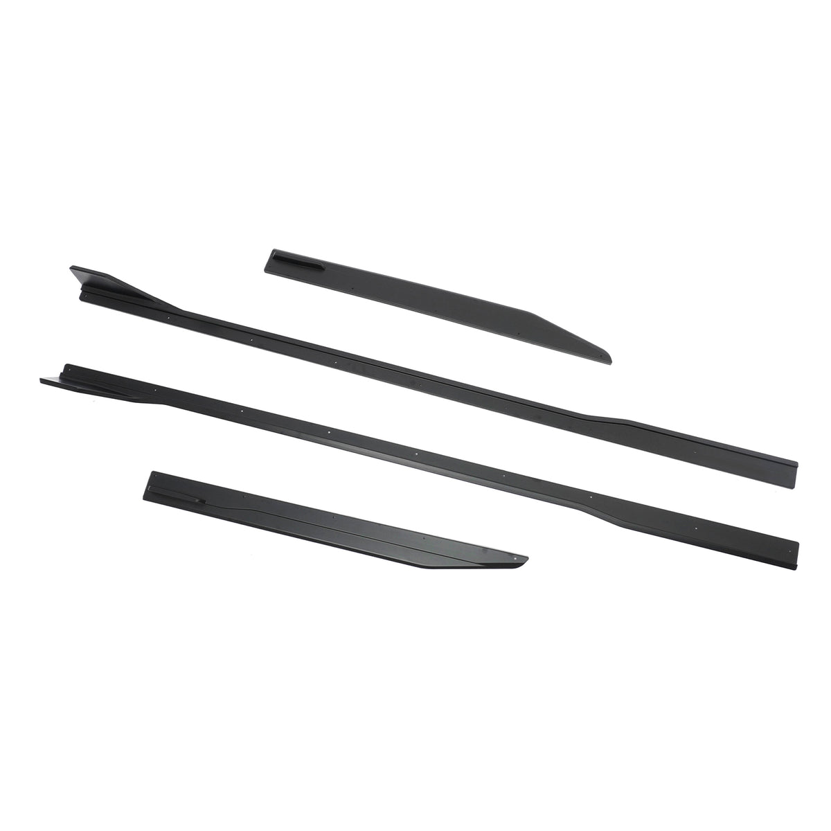 2024-2026 Ford Mustang Side Skirt GT500 Style Rocker Panel Matte Black