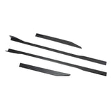 2024-2026 Ford Mustang Side Skirt GT500 Style Rocker Panel Matte Black