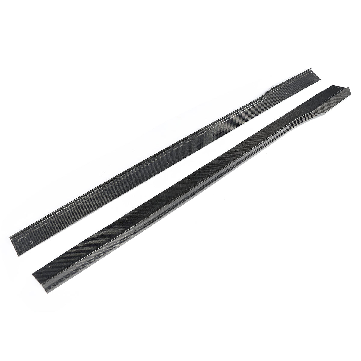 2024-2026 Ford Mustang R Style Carbon Fiber Side Skirts Splitters Pair
