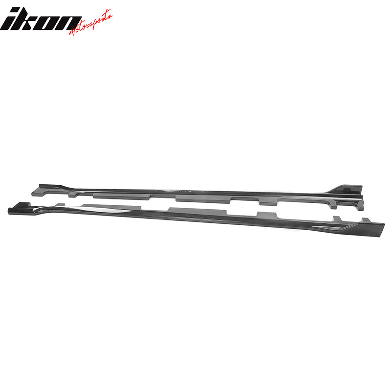 2018-2022 Honda Accord Side Skirts Extension ABS Carbon Fiber Print