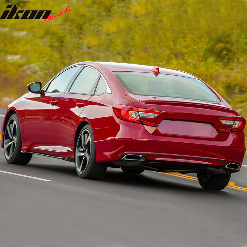 2018-2022 Honda Accord Side Skirts Extension Rocker ABS Gloss Black
