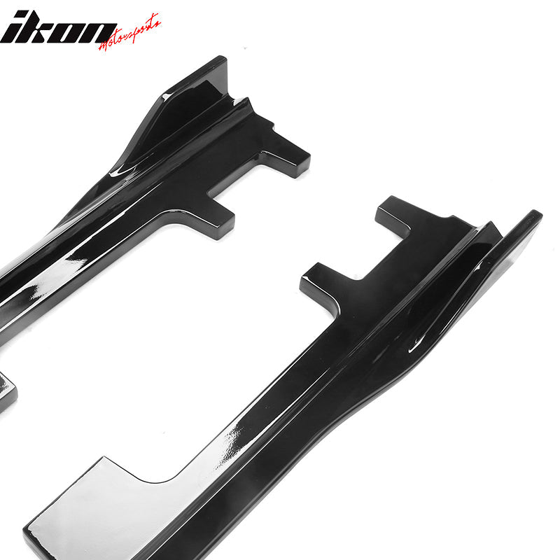 2018-2022 Honda Accord Side Skirts Extension Rocker ABS Gloss Black